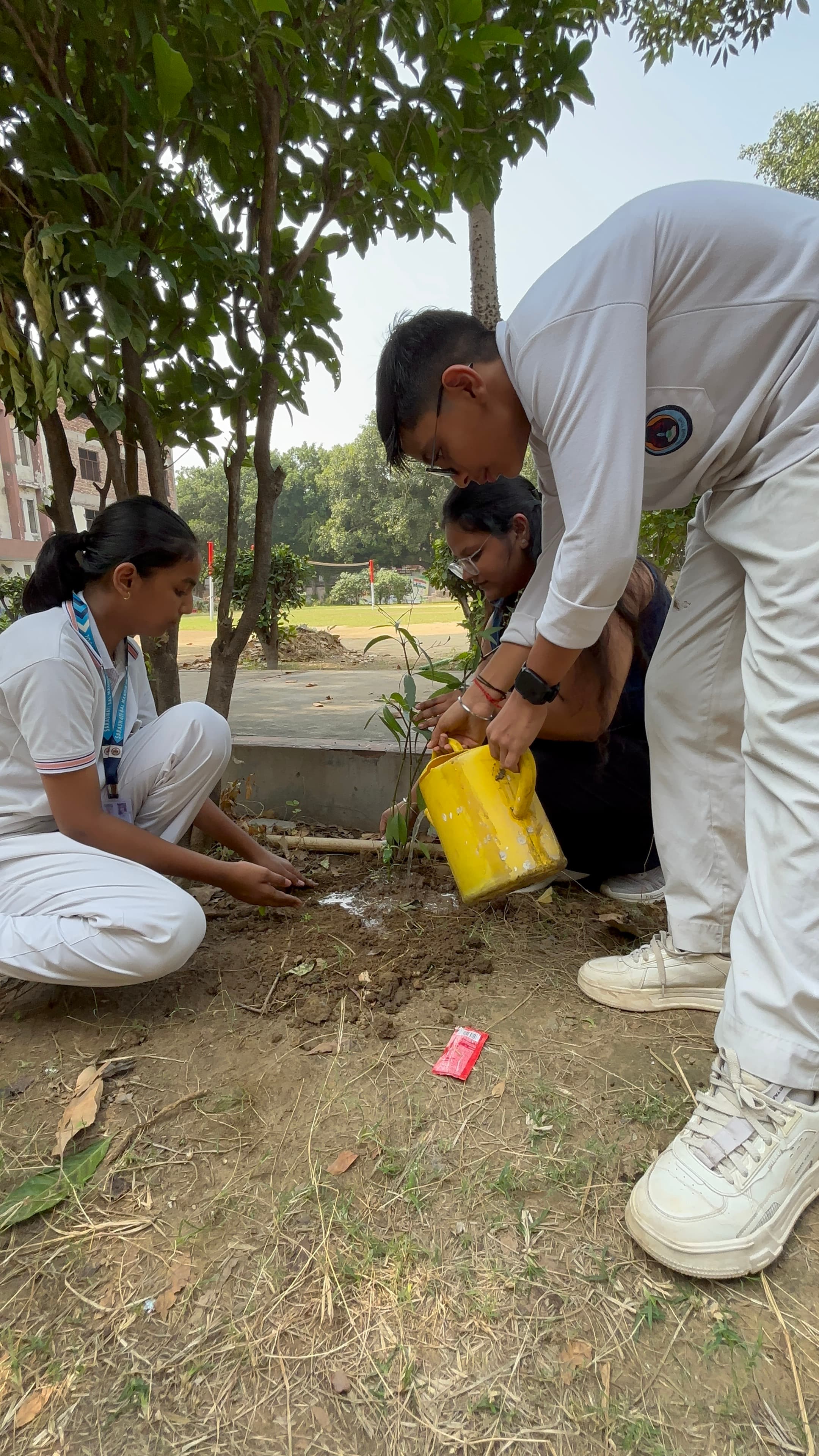 On the ground with CoreEarth Foundation volunteers.