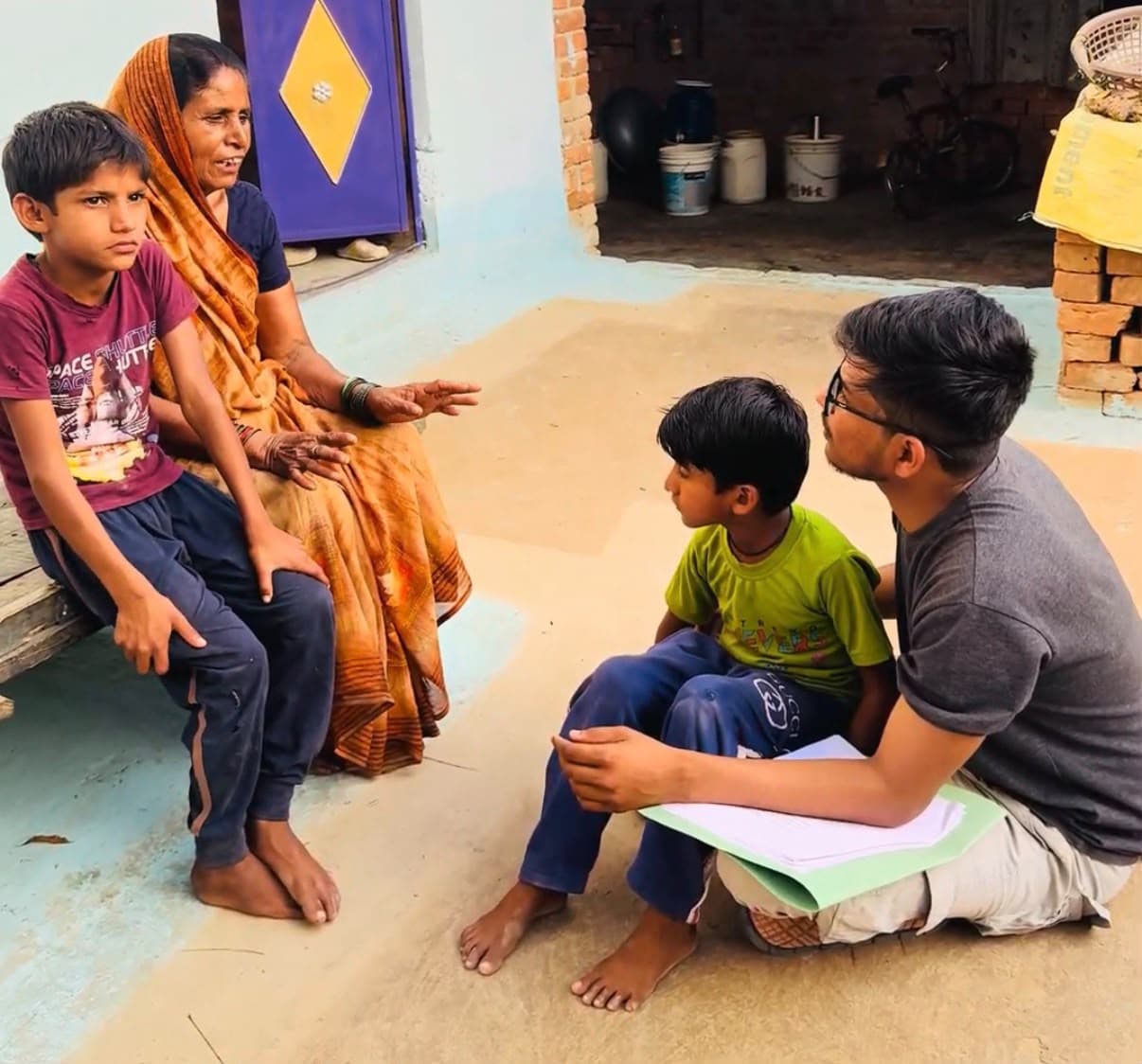 On the ground with CoreEarth Foundation volunteers.